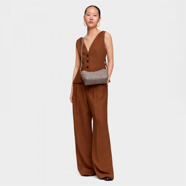 kaos-mini-lines-medium-taupe-shoulder-bag