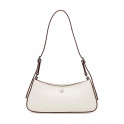 Shoulder bag with monogram logo hardware