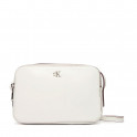 Borsa a tracolla con logo monogramma in metallo