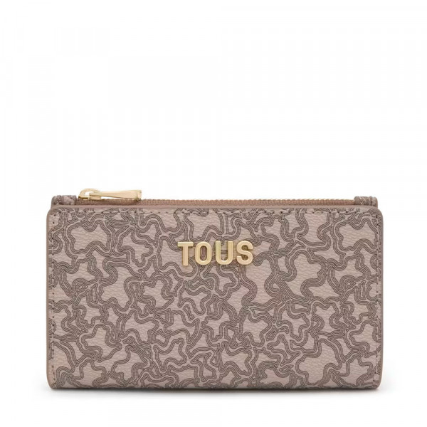 kaos-mini-lines-taupe-wallet
