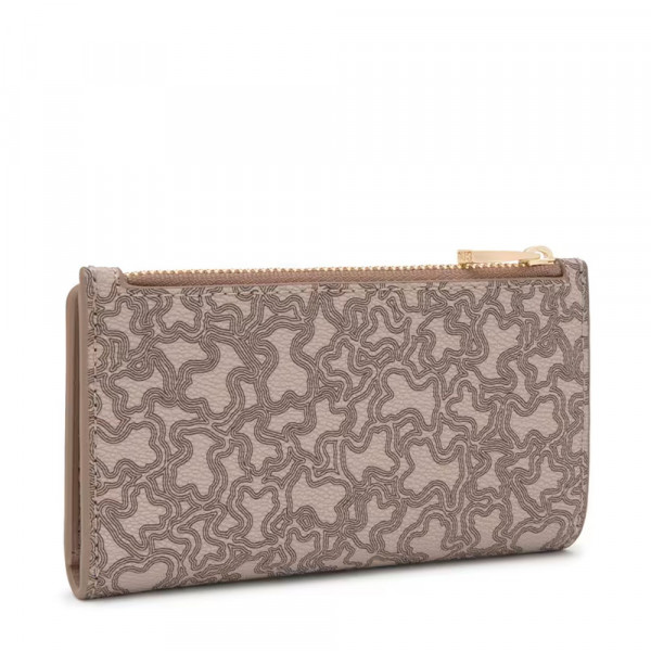 kaos-mini-lines-taupe-wallet