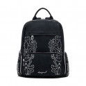Petit sac à dos à poche cloutée