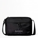 WATER-REPELLENT TWILL CROSSBODY BAG