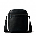 Bolso reporter con cremallera texturizado