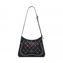 Bolsa pequena com efeito couro recortado