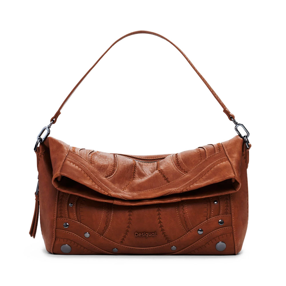 Desigual Borse da donna, articoli da toeletta e valigie Borsa media effetto pelle ricamata