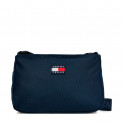 Borsa essenziale con scritta sulla tracolla