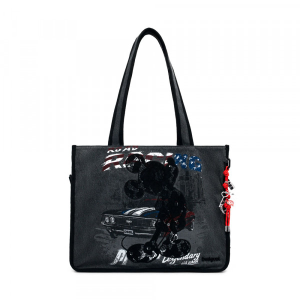 mittelgrosse-mickey-denim-einkaufstasche