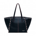 Large stitched shopper bag
