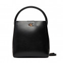Bolsa tipo saco com logotipo monograma e ferragens
