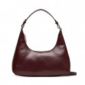 Shoulder bag with all-over monogram logo