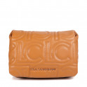 Padded logo shoulder bag