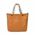 Mini shopper trapuntata con logo