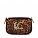 Animal Print Logo LC Crossbody Bag