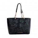 Logo Quilted Shopper Bag