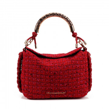 personalized-tweed-shoulder-bag-with-metal-handle