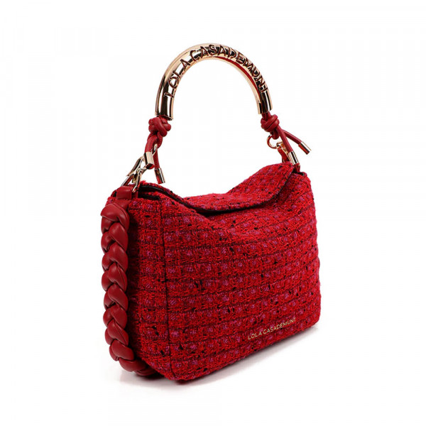 personalized-tweed-shoulder-bag-with-metal-handle