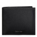 Portafoglio bifold in pelle Saffiano con portamonete