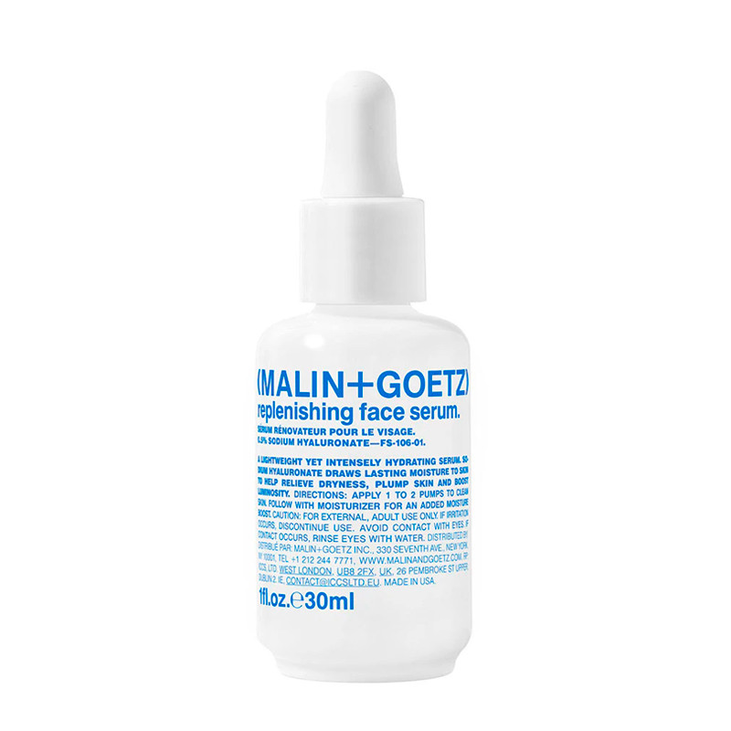 Malin+Goetz Women's Light Face Skin Care Replenishing Face Serum Facial Moisturizing Serum
