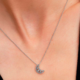 Crescent Moon Necklace 394259C01 - Pandora - Trenfit