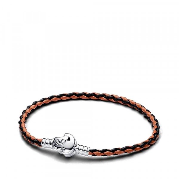 bracelet-en-cuir-tresse-pandora-moments-avec-fermoir-disney-le-roi-lion-593361c01
