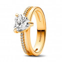 Anello Doppio Cuore 163100C01