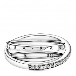Triple Alliance Cross Ring in Pavé 199057C01 - Pandora - Trenfit