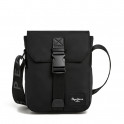 Reporter shoulder bag with snap closure