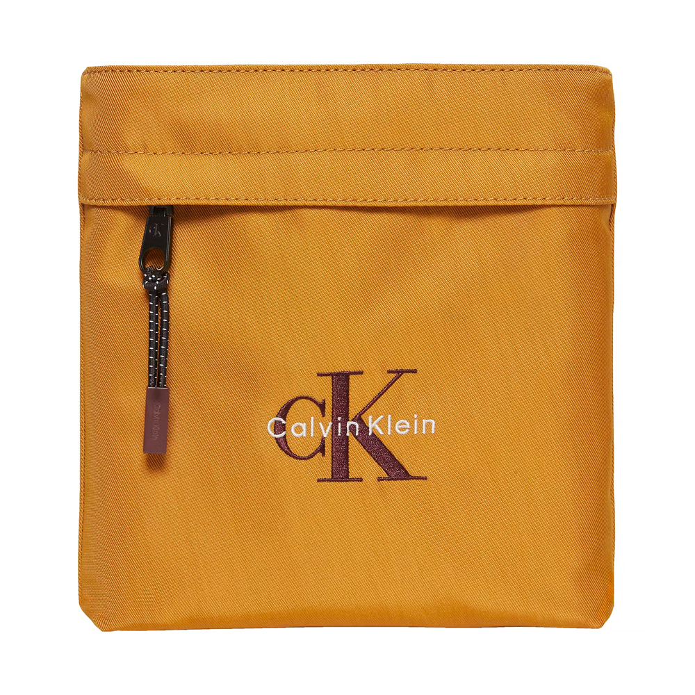 Calvin Klein Jeans Borse a tracolla, articoli da toilette e valigie per uomo Borsa a tracolla piatta in nylon con logo monogramma