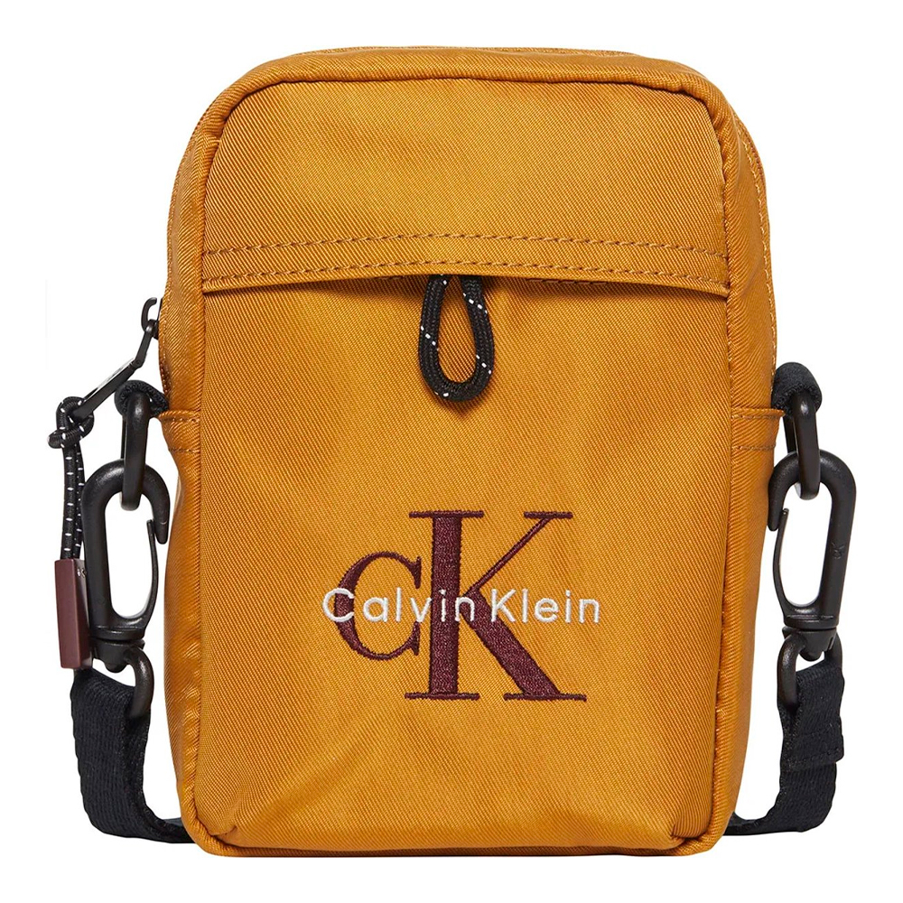 Calvin Klein Jeans Borse a tracolla, articoli da toilette e valigie per uomo BORSA A TRACOLLA SOTTILE IN NYLON CON LOGO IN GRASSETTO