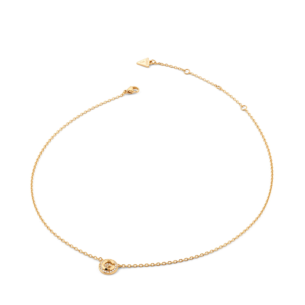 Guess Light Necklaces G Crystal Necklace Jubn05446jw
