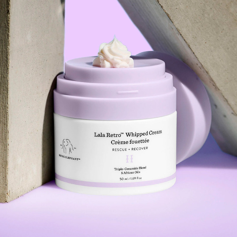 Drunk Elephant Lala Retro Whipped Cream Crema Facial Para Piel Seca