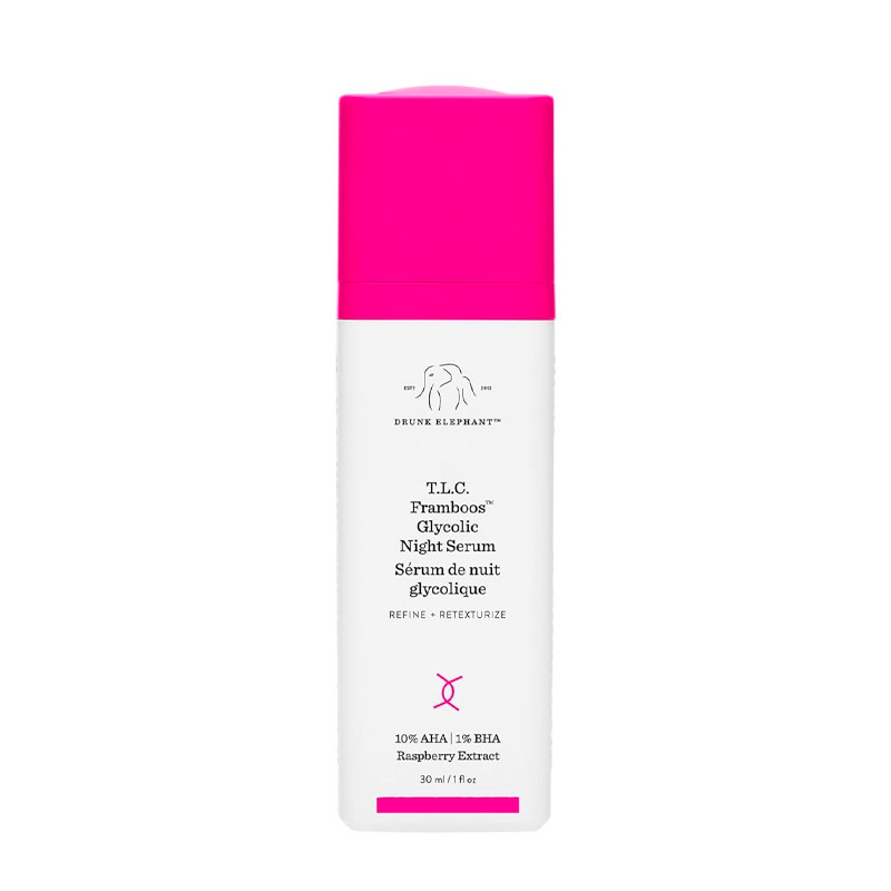 Drunk Elephant T.L.C. Framboos Glycolic Night Serum Sérum De Noche