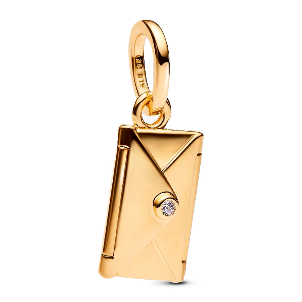 Pandora Charms Ciondolo a forma di busta incisa che si apre