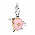 Charm colgante Tortuga Marina Rosa Pandora Club 2026 764432C01