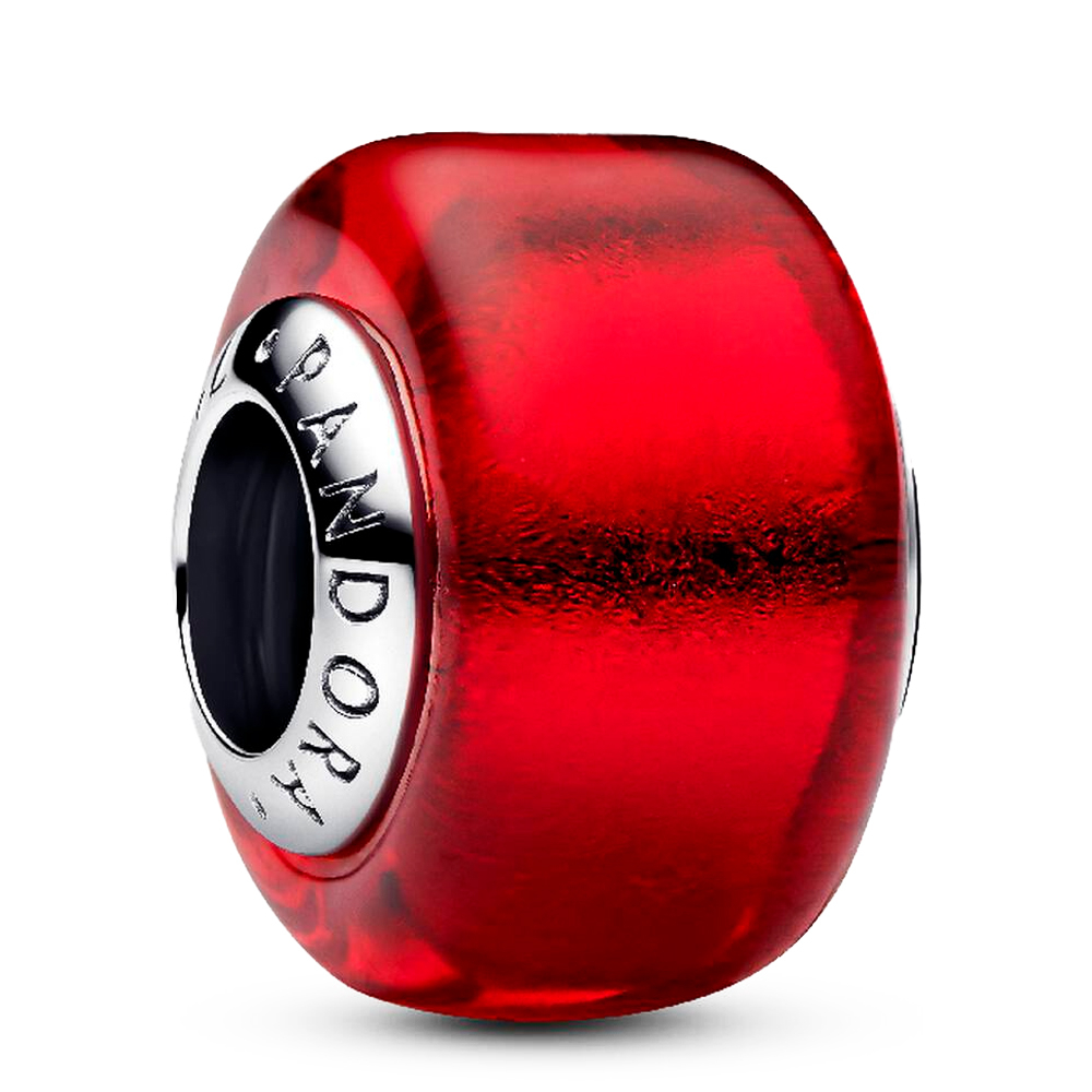 Pandora Charms Ciondolo in vetro di Murano rosso 794425000