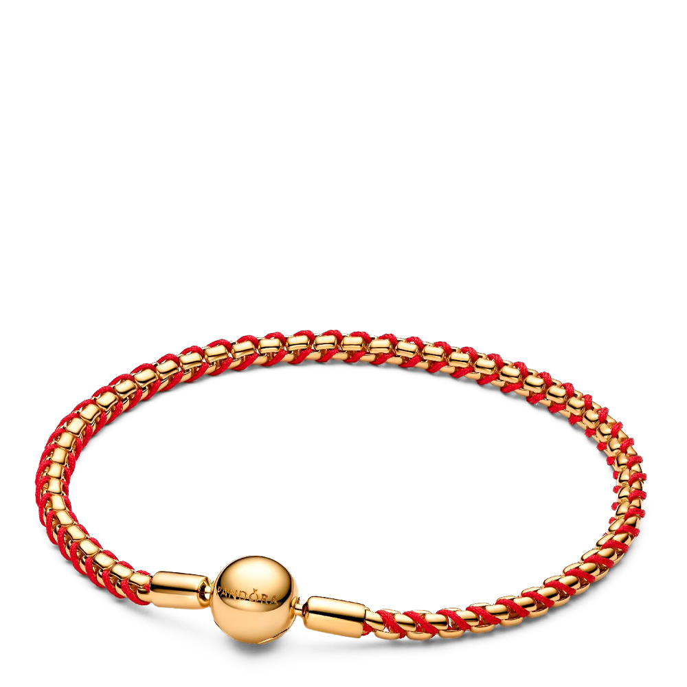 Pandora Red Bracelets Snake Chain Bracelet Cord 563816C01
