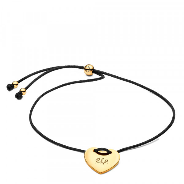 bracelet-personnalisable-cordon-noir-avec-fermoir-coulissant