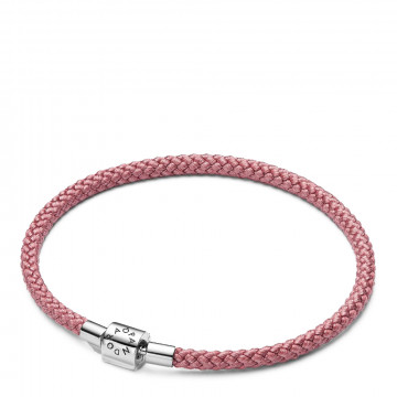 bracelet-en-cordon-rose-eclatant
