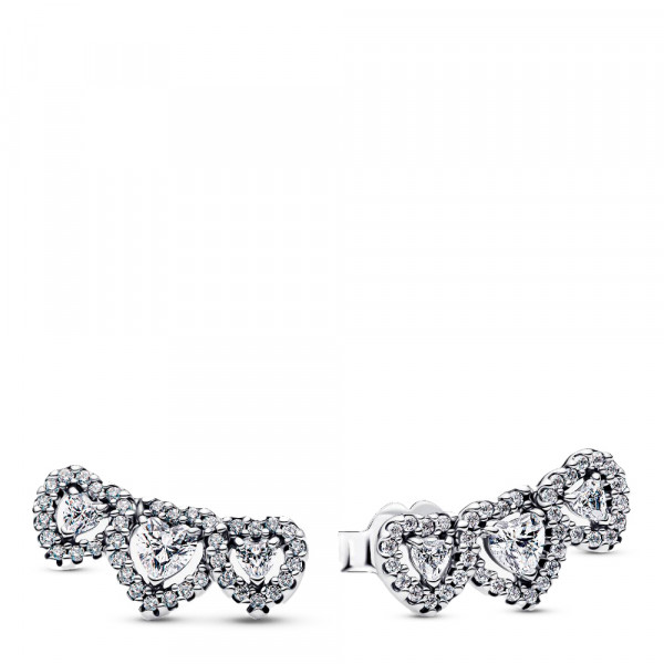 triple-halo-heart-stud-earrings