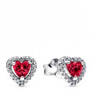 pendientes-de-boton-corazon-elevado-rojo