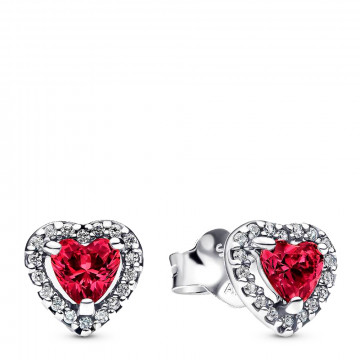 pendientes-de-boton-corazon-elevado-rojo