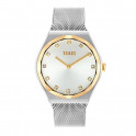 Analog Watch with Steel and Gold-Plated Steel Bracelet Karat Round Mesh