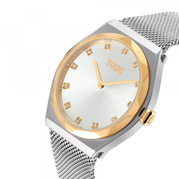 analog-watch-with-steel-and-gold-plated-steel-bracelet-karat-round-mesh