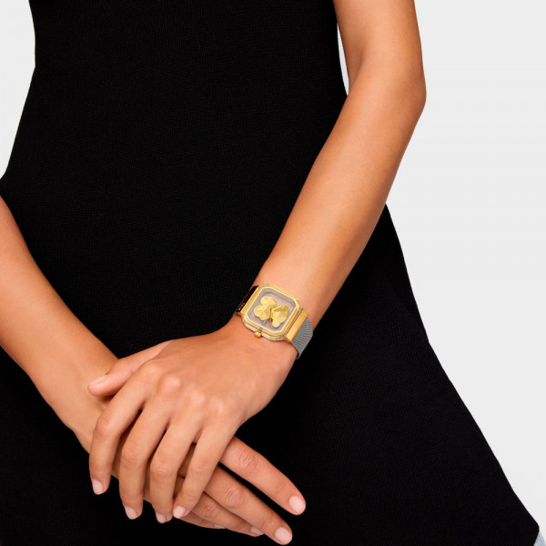 relogio-analogico-d-bear-party-com-pulseira-de-aco-dourado