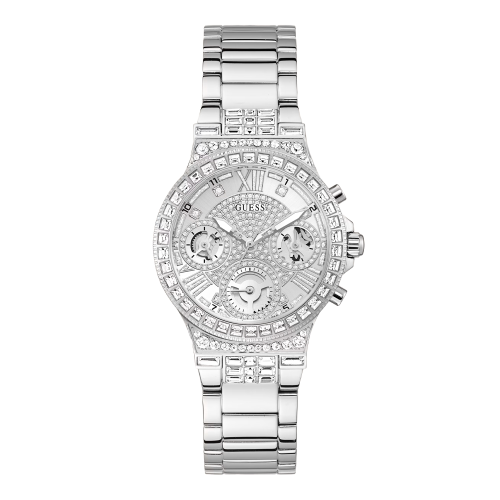Guess Women's Gold/Silver Watches Multifunction Watch With Crystals 36 Mm