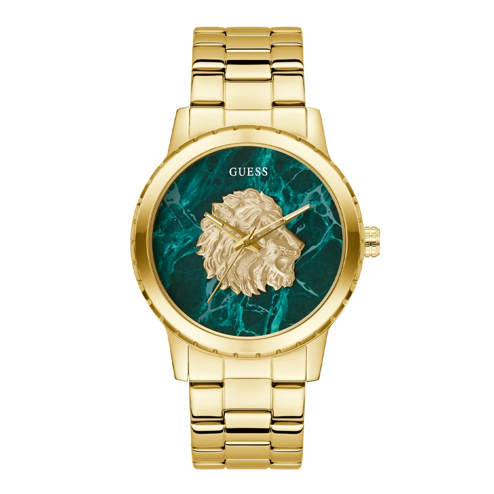 Guess Orologi Donna Orologio analogico in acciaio inossidabile da 44 mm