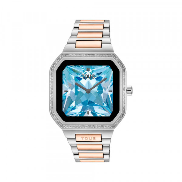 montre-connectee-b-connect-avec-bracelet-en-acier-acier-or-rose-et-zircone-cubique