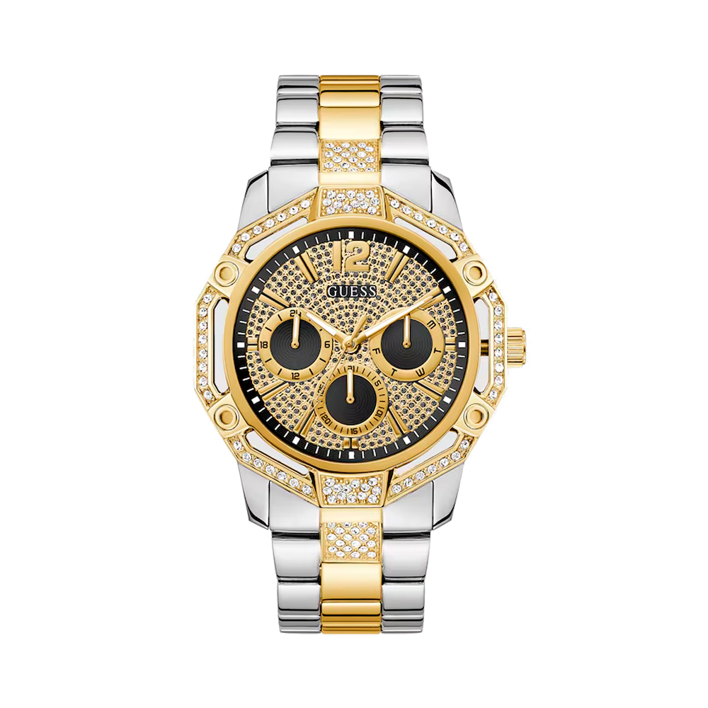 Guess Men's Black/Silver ’S Watches Regal Watch