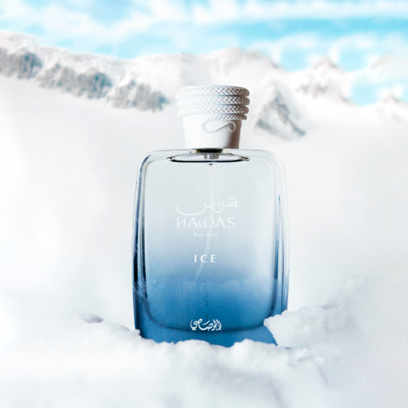 RASASI Hawas Ice Eau De Parfum Spray para hombre, 3.4 onzas – imagen 2